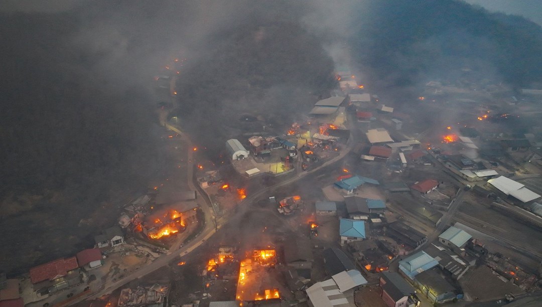 Güney Kore’de orman yangını söndürülemiyor: Ölü sayısı 15’e yükseldi