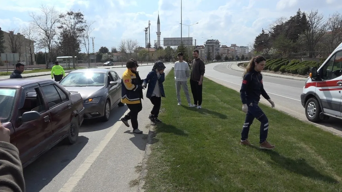 Kırklareli’nde zincirleme kaza: 1 kişi yaralandı!