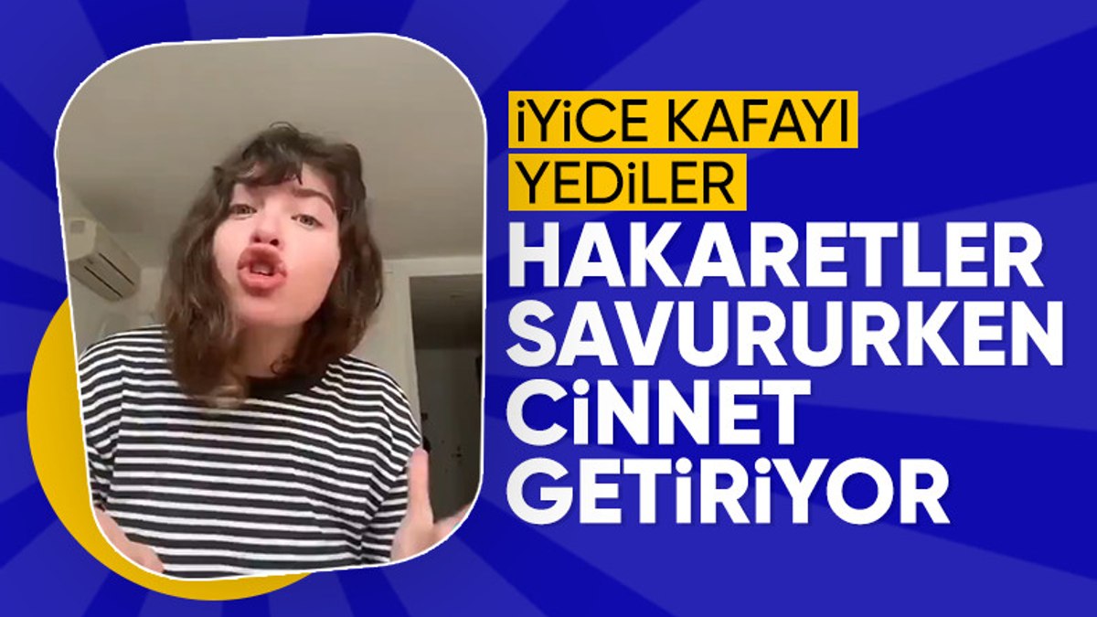 TikTok’ta bir genç kız, Saraçhane’de eyleme katılmayanlara hakaret etti
