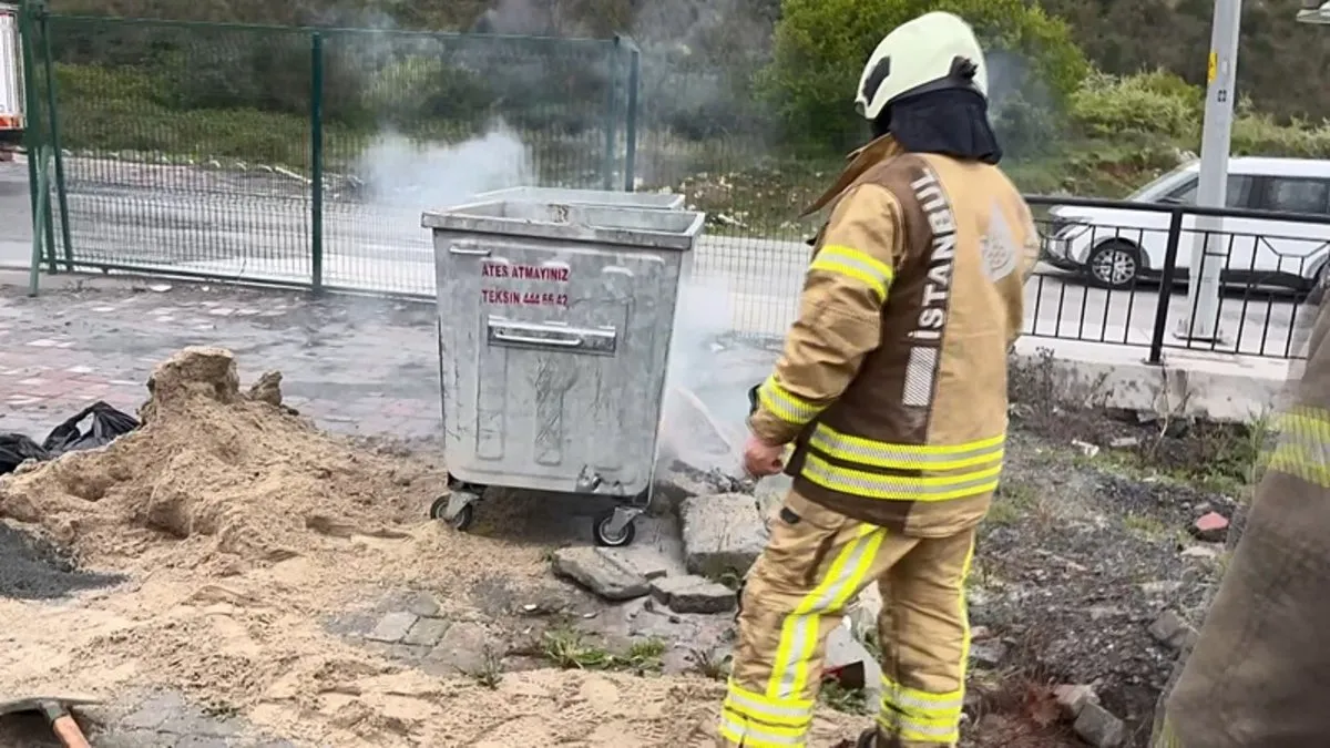 Başakşehir’de kimyasal madde paniği: Bir anda dumanlar yükseldi!